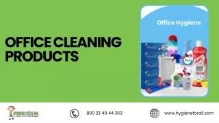 office cleaning products