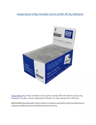 Integra Boost 2-Way Humidity Control at 69% RH 8g (300/pack)