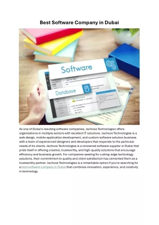 best software company in dubai