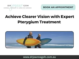 Achieve Clearer Vision with Expert Pterygium Treatment