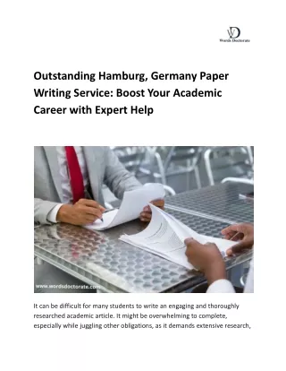 Outstanding Hamburg, Germany Paper Writing Service_ Boost Your Academic Career with Expert Help.docx