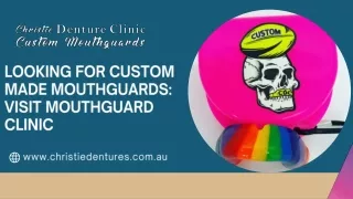 Looking for custom made mouthguards visit mouthguard clinic