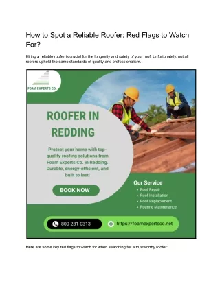 How to Spot a Reliable Roofer_ Red Flags to Watch For