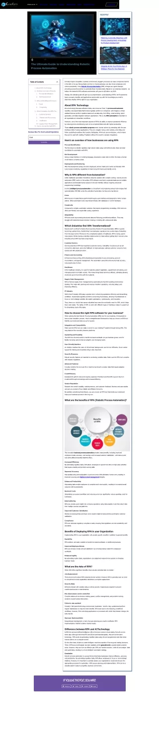 Robotic Process Automation Decoded_ Everything You Need to Know