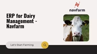 ERP for Dairy Management - Navfarm