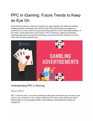 PPC in iGaming_ Future Trends to Keep an Eye On