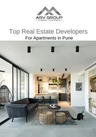 Top Real Estate Developers for Apartments in Pune | ARV New Town