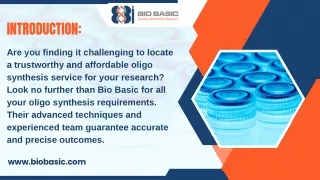 Long-Chain Oligo Synthesis Oligo Synthesis Oligo Synthesis Services Near You