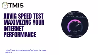 Arvig Speed Test Maximizing Your Internet Performance