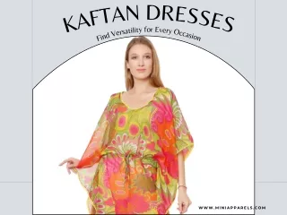 Elevate Your Style with Mini Apparels’ Elegant Kaftan Dresses