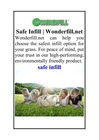 Safe Infill  Wonderfill.net12