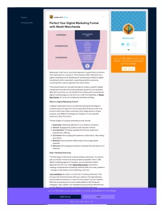 Perfect Your Digital Marketing Funnel with Akash Manchanda