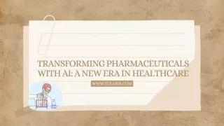 Transforming Pharmaceuticals with AI: A New Era in Healthcare