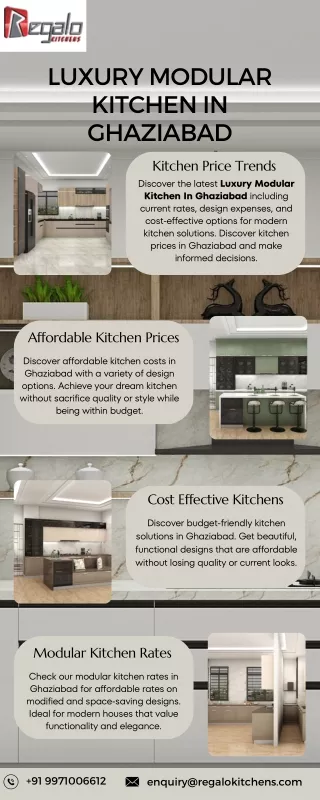 Luxury Modular Kitchen In Ghaziabad