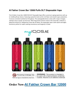 Al Fakher, AAOK Disposable Vape in Dubai