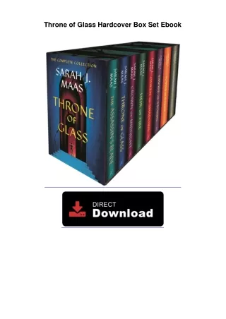 Throne of Glass Hardcover Box Set Ebook