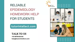 Reliable Epidemiology Homework Help for Students