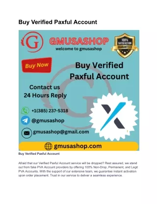 Buy Verified Paxful Account