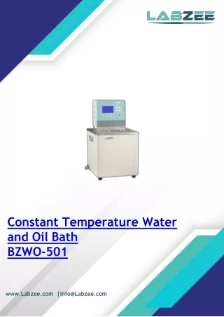 Constant Temperature Water and Oil Bath