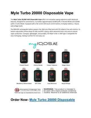 Disposable Vape