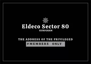 Eldeco Sector 80 Gurgaon PDF