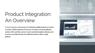 Product Integration PPT - September