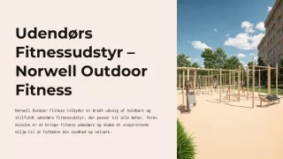 Udendørs Fitnessudstyr – Norwell Outdoor Fitness