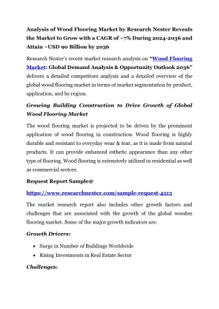 Wood Flooring Market