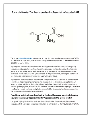 Asparagine Market