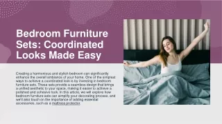 Bedroom Furniture Sets Coordinated Looks Made Easy