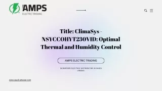 ClimaSys NSYCCOHYT230VID | Schneider Electric Distributor in Saudi Arabia