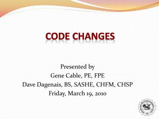 Code Changes
