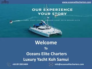 Luxury Yacht Koh Samui-Oceanselitecharters