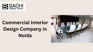 Commercial Interior Design Company in Noida