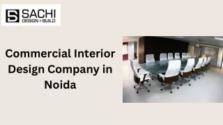 Commercial Interior Design Company in Noida
