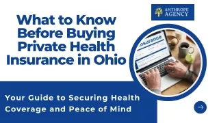 What to Know Before Buying Private Health Insurance in Ohio