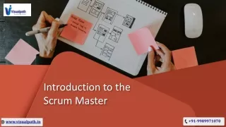 Scrum Master Online Training - Scrum Master Training Course Online