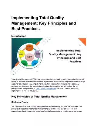 Implementing Total Quality Management_ Key Principles and Best Practices