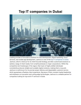 Top IT companies in Dubai