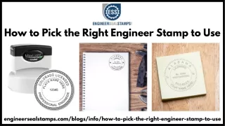 Choosing the Right Engineer Stamp - Expert Tips Inside