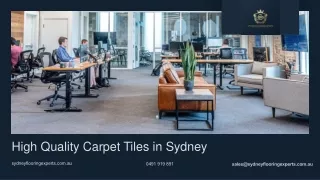 Best High Quality Carpet Tiles in Sydney