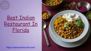 Best Indian Restaurant In Florida