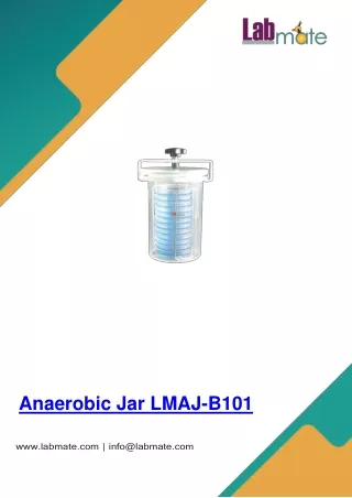Anaerobic Jar (Hermetic type)