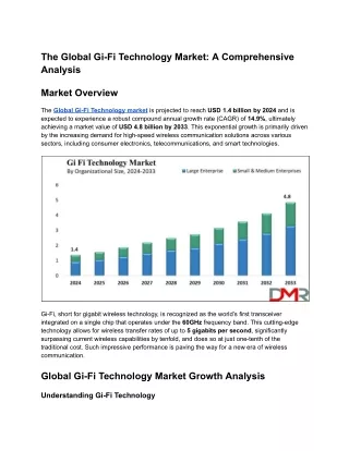 The Global Gi-Fi Technology Market_ A Comprehensive Analysis