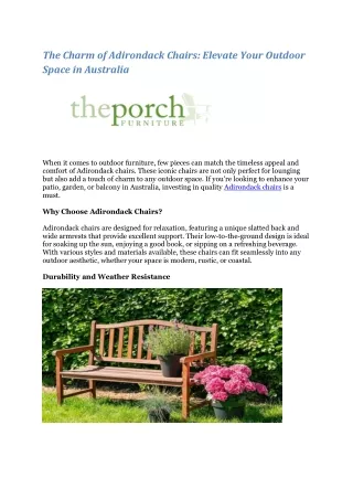 Garden lounge chairs