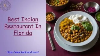 Best Indian Restaurant In Florida