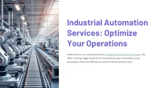 Industrial Automation Services-PPT-September
