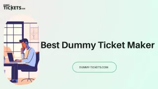 Dummy Ticket Maker