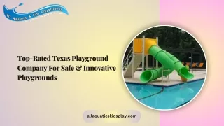 Top-Rated Texas Playground Company For Safe & Innovative Playgrounds