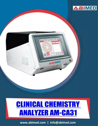 Clinical Chemistry Analyzer